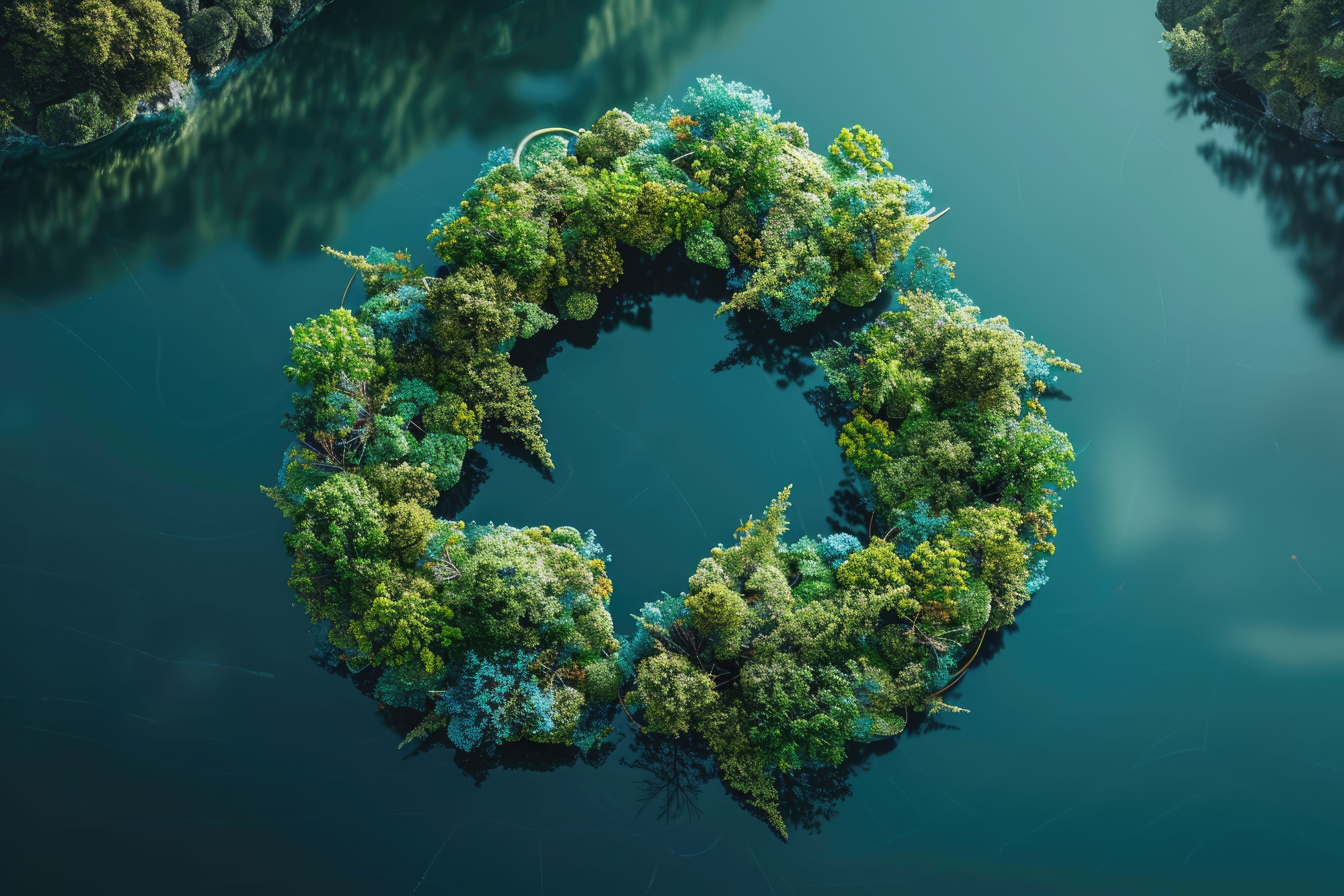 Verdant forest canopy